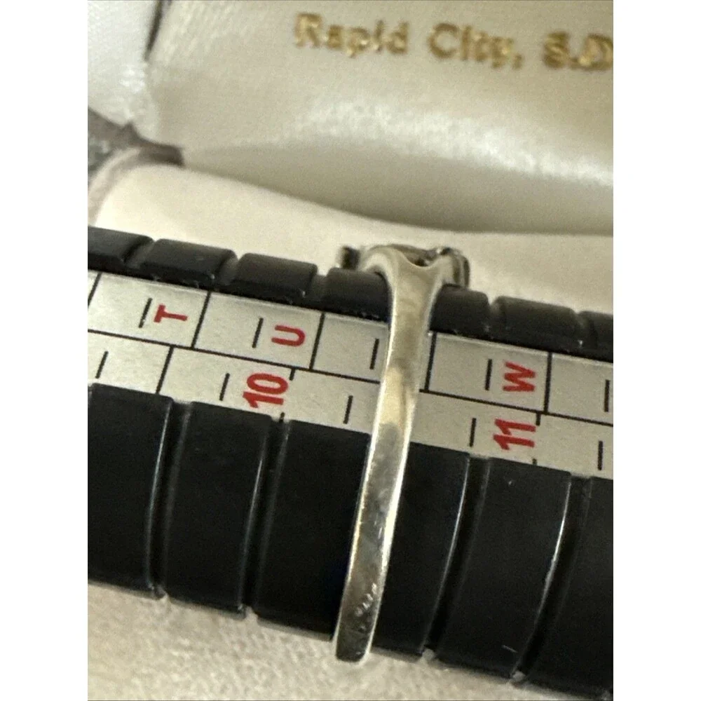 VTG Wheeler Manufact. Black Hills 925 Sterling Grape Leaves Sz 10.5 Ring 3.52g